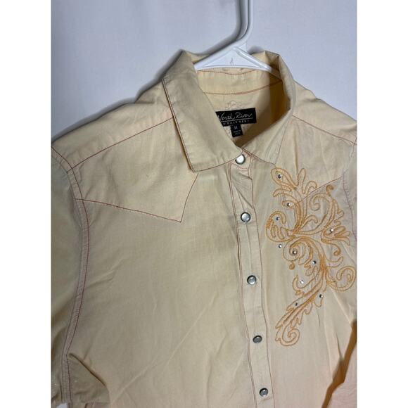 North River western button down with cross size medium - Picture 7 of 12